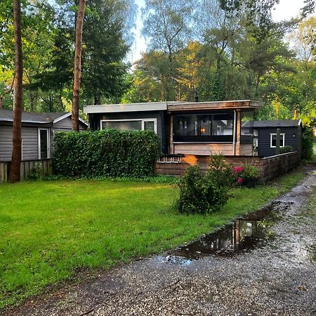 Chalet Bosrijk Midden In De Natuur-Eten&Drinken-Activiteiten-Ontspanning-En Nog Veel Meer Hoenderloo Eksteriør bilde