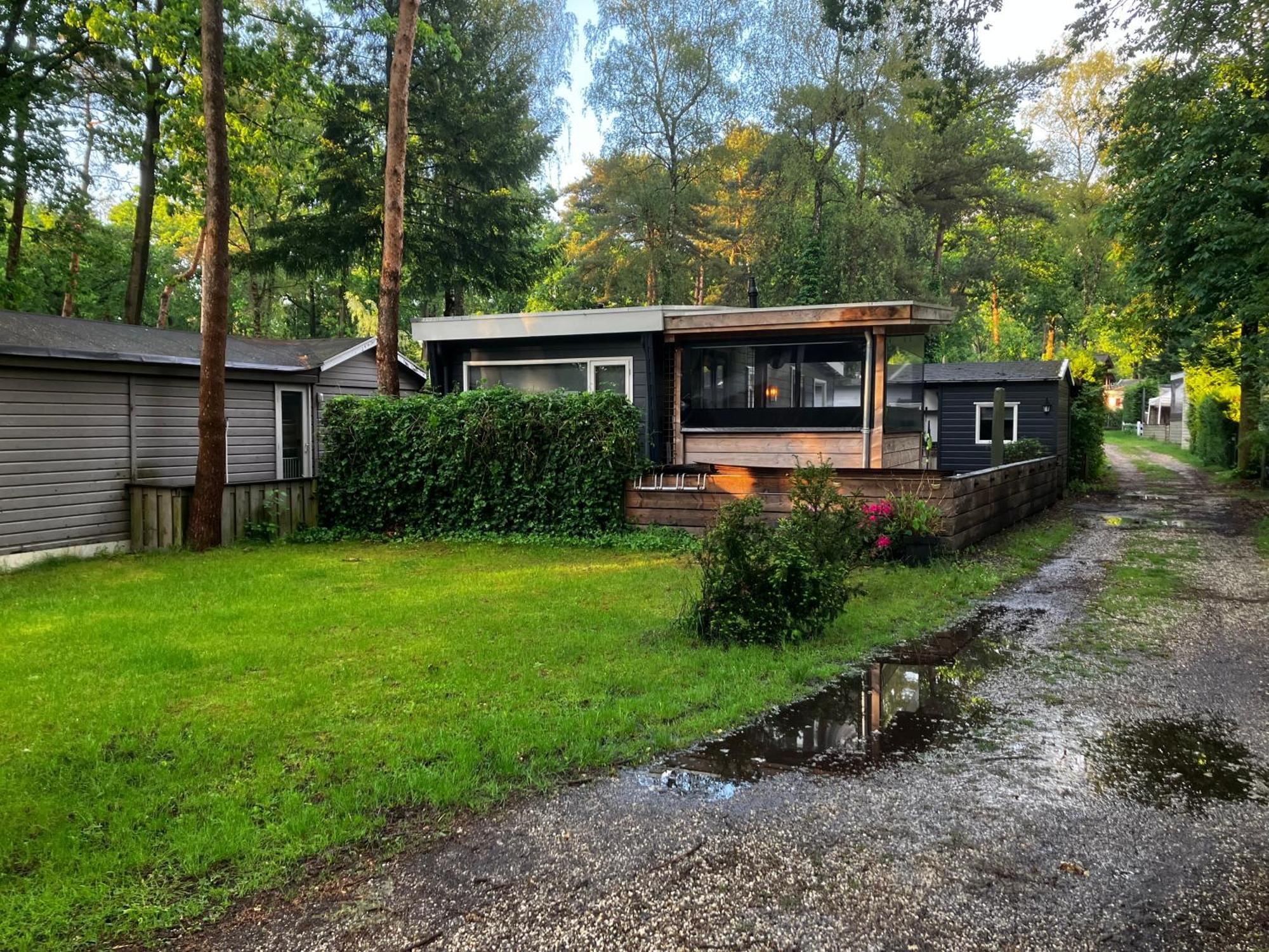 Chalet Bosrijk Midden In De Natuur-Eten&Drinken-Activiteiten-Ontspanning-En Nog Veel Meer Hoenderloo Eksteriør bilde
